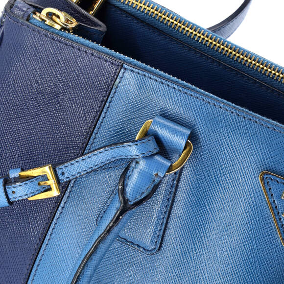 Prada Bicolor Double Zip Lux Tote #239139P88B - Picture 6 of 8